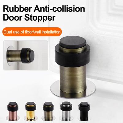 Home Hardware Strong Suction Silicone Self Adhesive Door Stopper Floor Holder Doorstop Wall Protectors