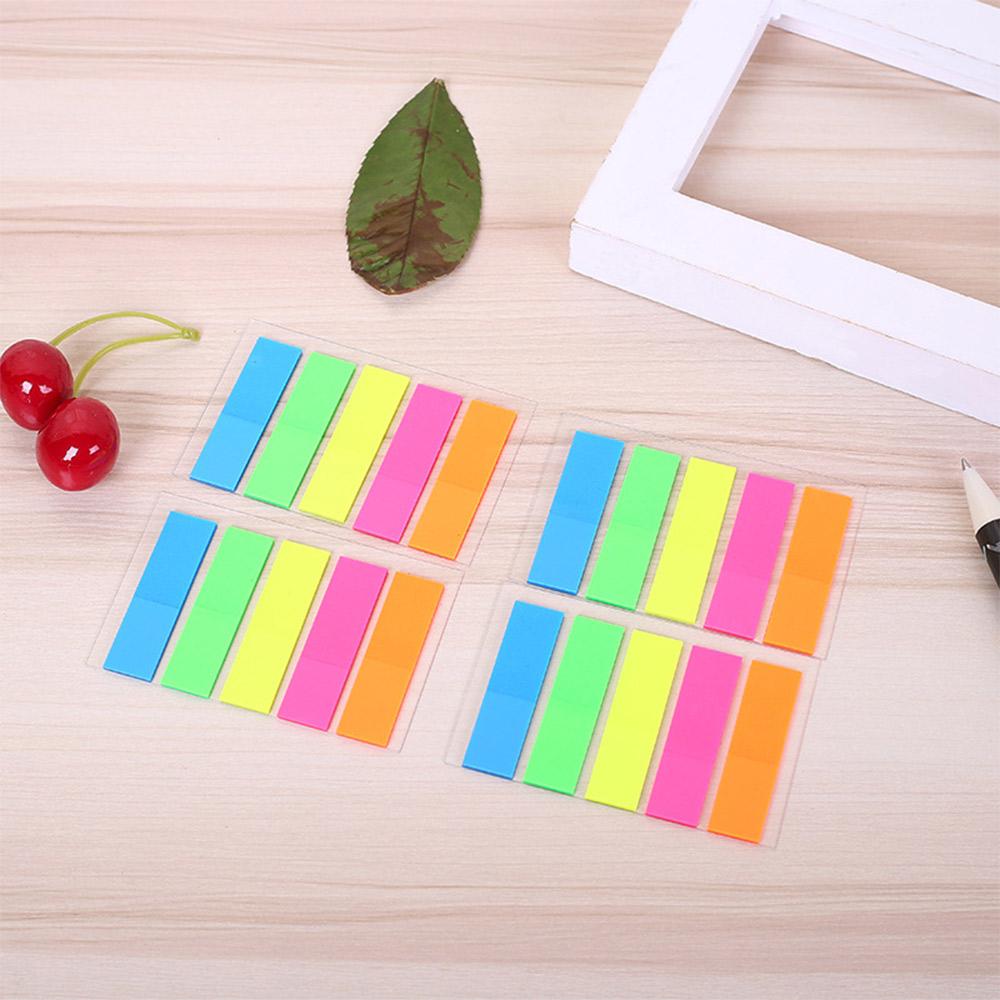 Stationery Note Sticky Notes Adhesive Fluorescent Notes Planner Stickers Paper Sticker Bookmarks
