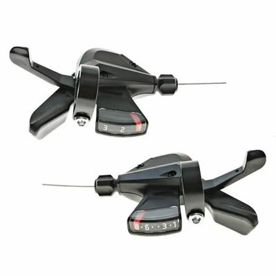 Himano ST-EF51 3 X 8 Speed Brake/Shifter Combo Lever Set with Gear Cables