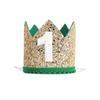 1st Birthday Party Decor Hat Kids 1 2 3 Year Happy Birthday Boy Girl First Birthday Party Baby Shower Decor Pink Kids Crown Hat