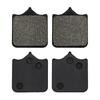 Cyleto Motorcycle Front and Rear Brake Pads for Benelli TRK502 TRK502X TRK 502  Leoncino 500 BJ500 BJ500GS-A BJ 500