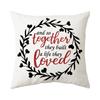Valentine's Day Pillow New Sofa Cushion Bedside Backrest Plush Pillow Cover Shopee
