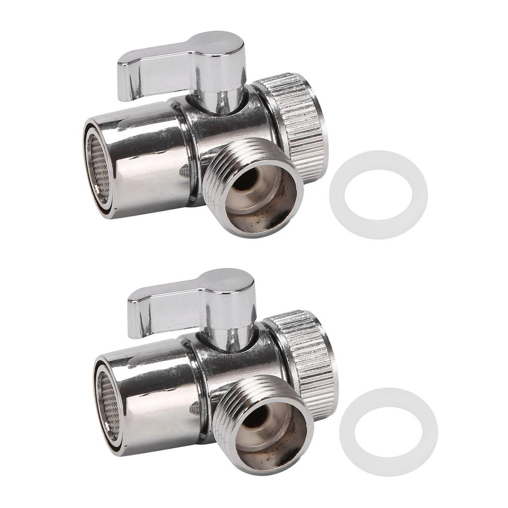 A84E-3X Faucet Valve Diverter Sink Valve Water Tap Faucet Splitter Adapter Home Bathroom Kitchen Diverter