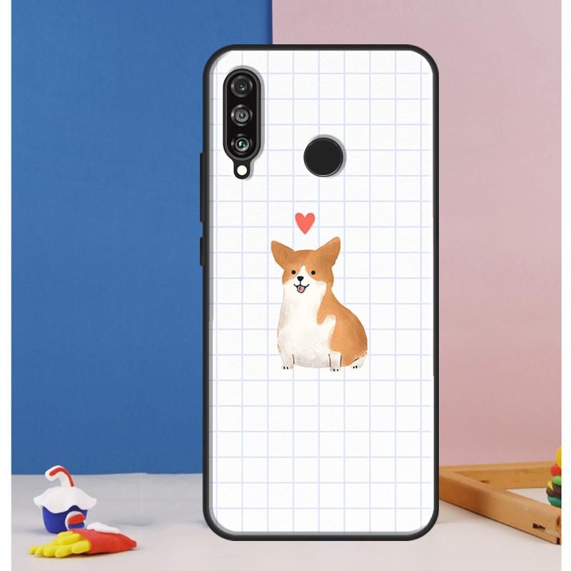 Cartoon Corgi Case For Huawei Nova 12s 7i 8i 11i 12i 9 10 SE Y73 Y90 Y70 Y72 Y61 Y91 P30 P40 Lite P60 Pro