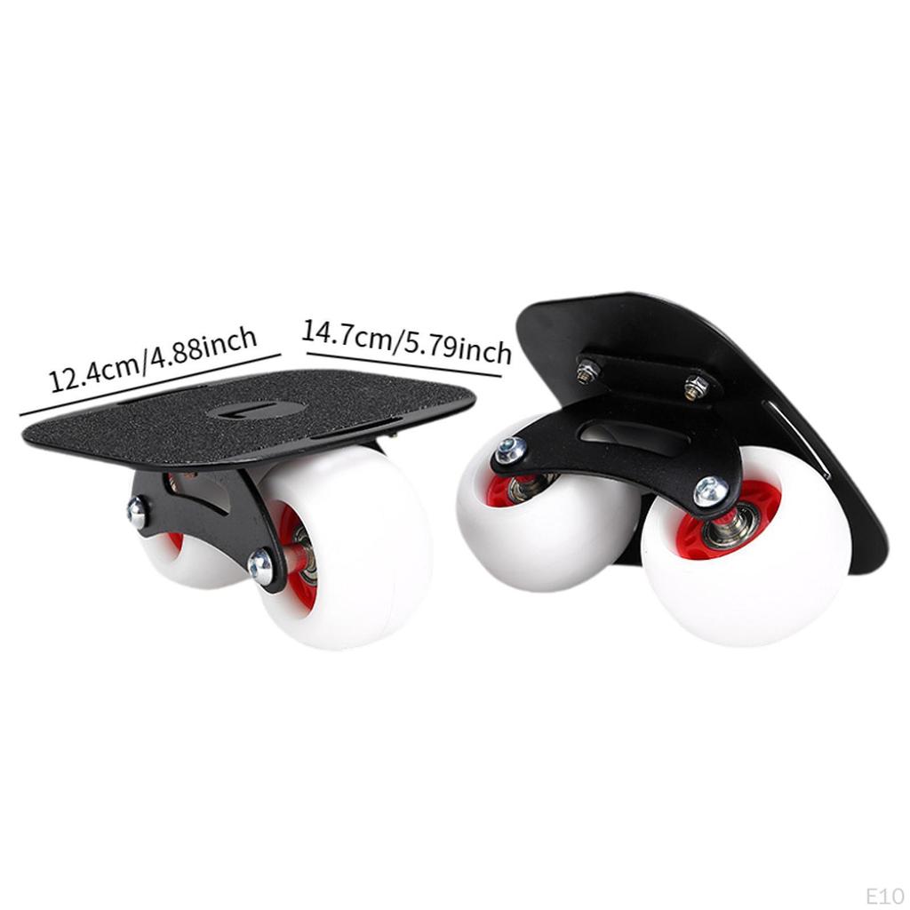 1 Pair of Skateboards, Non-slip, Portable, Fashionable, Light Gift Scooter-street Skates with Wheels