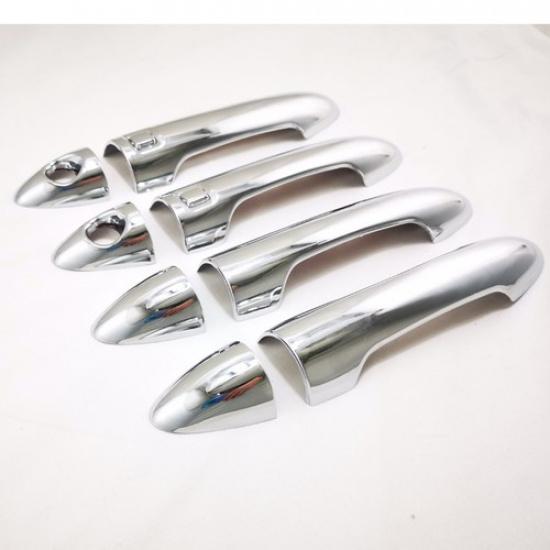 Chrome Door Handle Lid Side Cover Trim For 2016- Kia Picanto Morning 8PCS