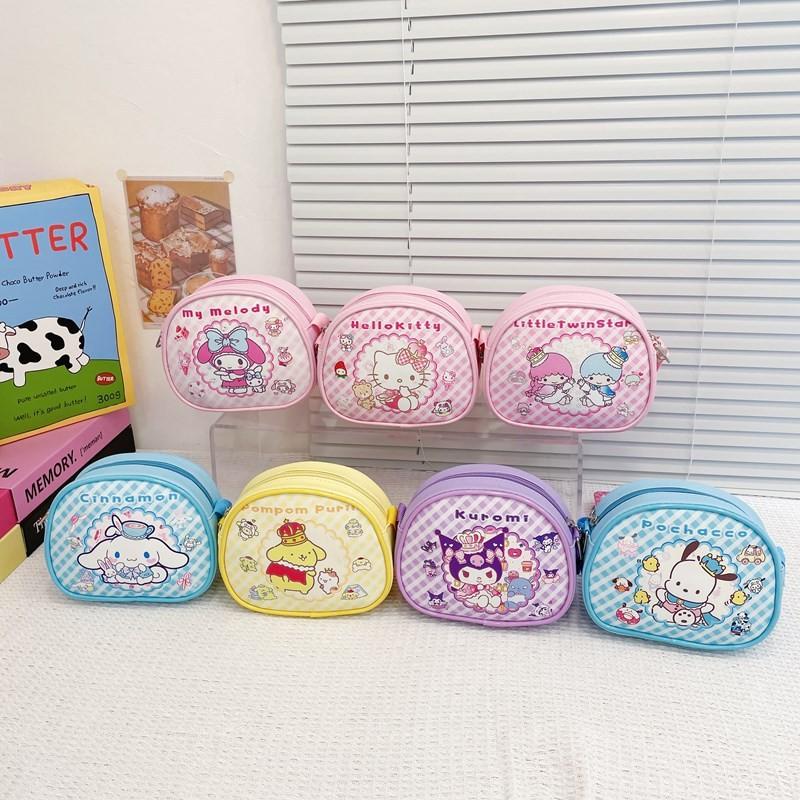 Trendy Lightweight Kids Crossbody Shoulder Bag Fashionable Cute Cartoon Backpack For Girls