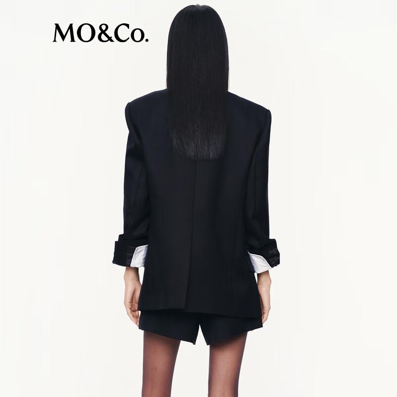 MO&Co. C+ Series Wool Blend Acetate Blazer