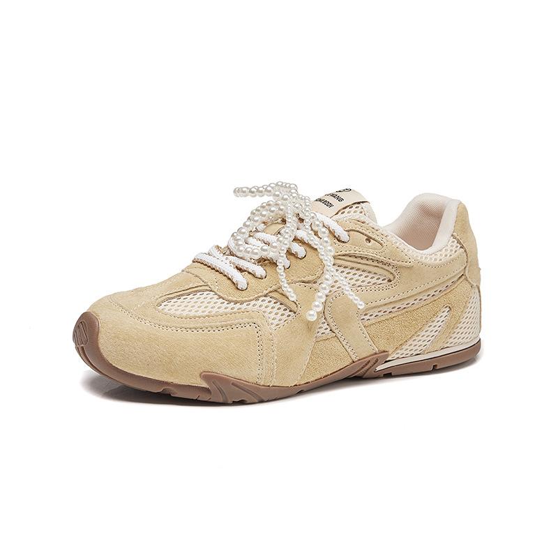 

Новые папины кроссовки для женщин Модные спортивные одинарные кроссовки на толстой подошве 40 жёлтый