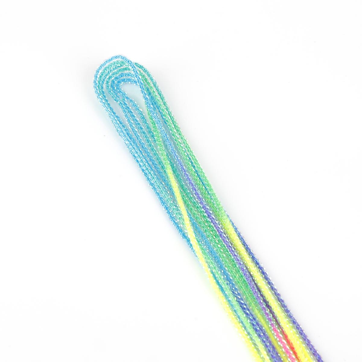 

Комплект разноцветных плетеных резинок для волос в ассортименте