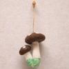 Cute Mushroom Key Lanyard Wrist Strap Phone Lanyard Cartoon Mushroom Shape Phone Charm Perfect for Bags Phones and Key