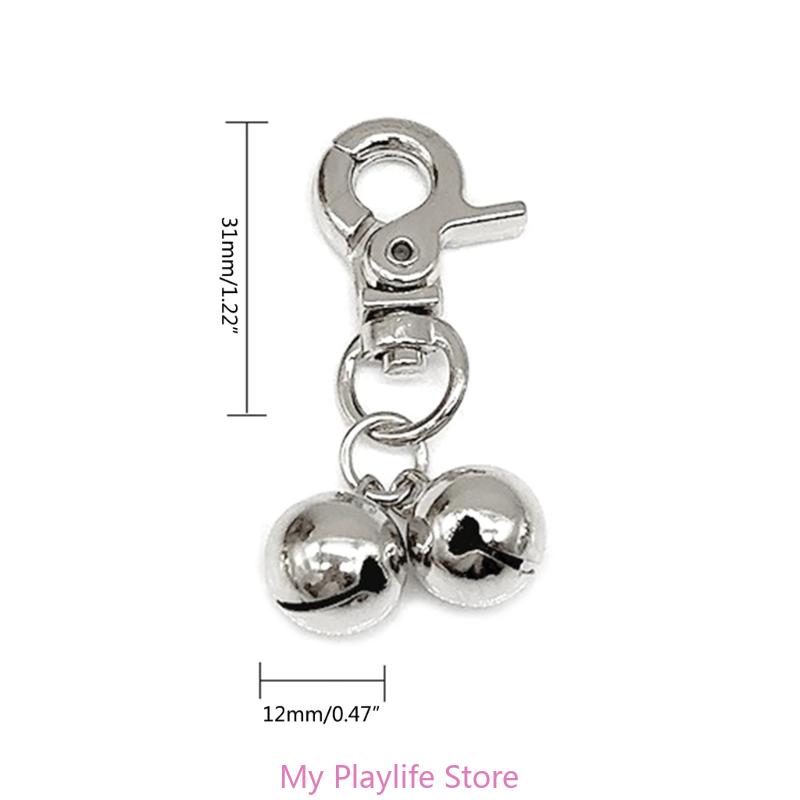 3pcs Dog Collar Bells Pet Outdoor Training Collar Pendant Dog Collar Accessories Puppy Bells Collar Pendant Clip Pet Supplies