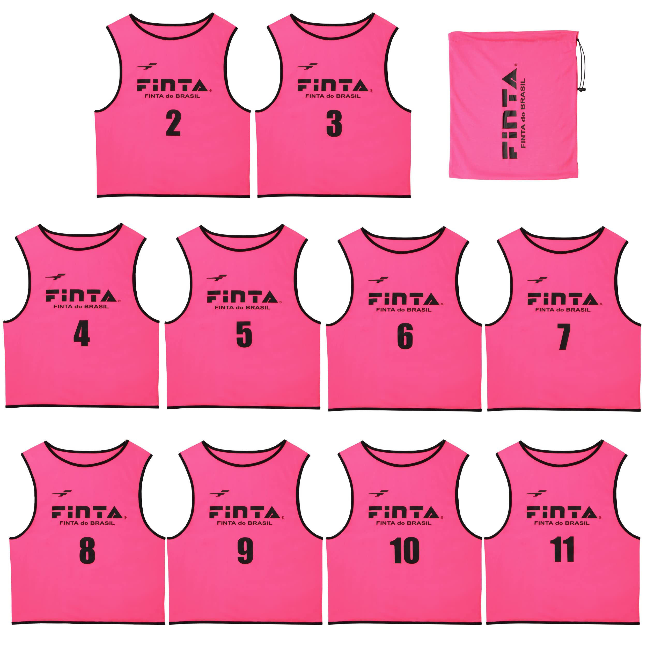 

Soccer Bibs for Set of One Size Fits 8 Colors [Finta] Adults, 10, Most, FT6513, (Pink) рожевий