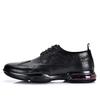 2024 New Brock Carved Business Casual Leather Shoes Premium Air Cushion Platform Retro British Men'S Shoes