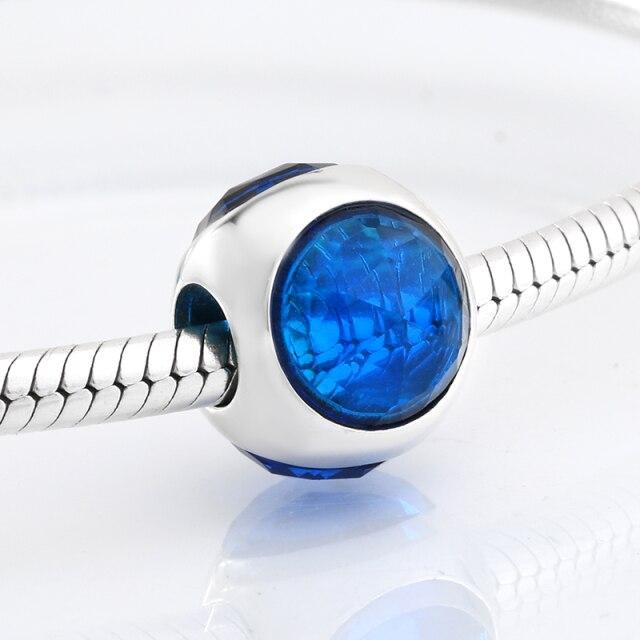 Perles fines en argent sterling 925 de forme ronde La famille est là où l'amour grandit Perles fines à faire soi-même adaptées aux bracelets à breloques originaux Fabrication de bijoux