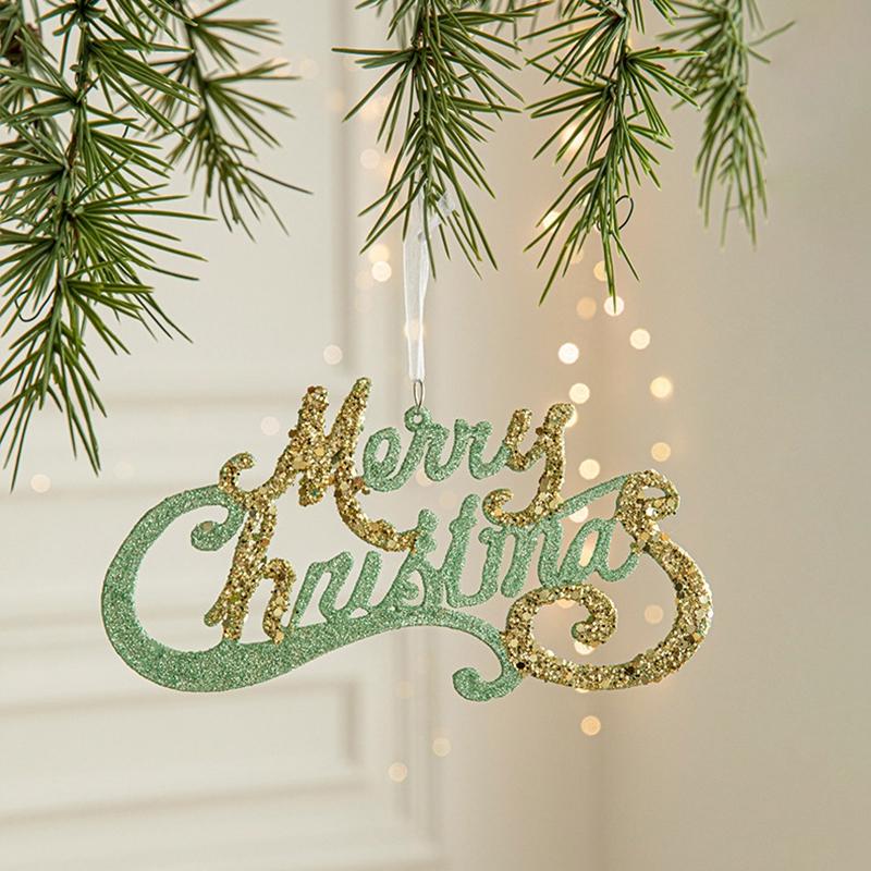 Christmas Ornament Christmas Tree Pendants Snowflake Butterfly Pendant Christmas Supplies Hanging Ornament suministros navideños
