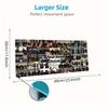 The Rookie Custom Name Large Size Mouse Pad Large Gaming Table Cushion Non-slip Laptop Tablet Big Mousepad XXL Mat Mini PC Playmat With Lock edge
