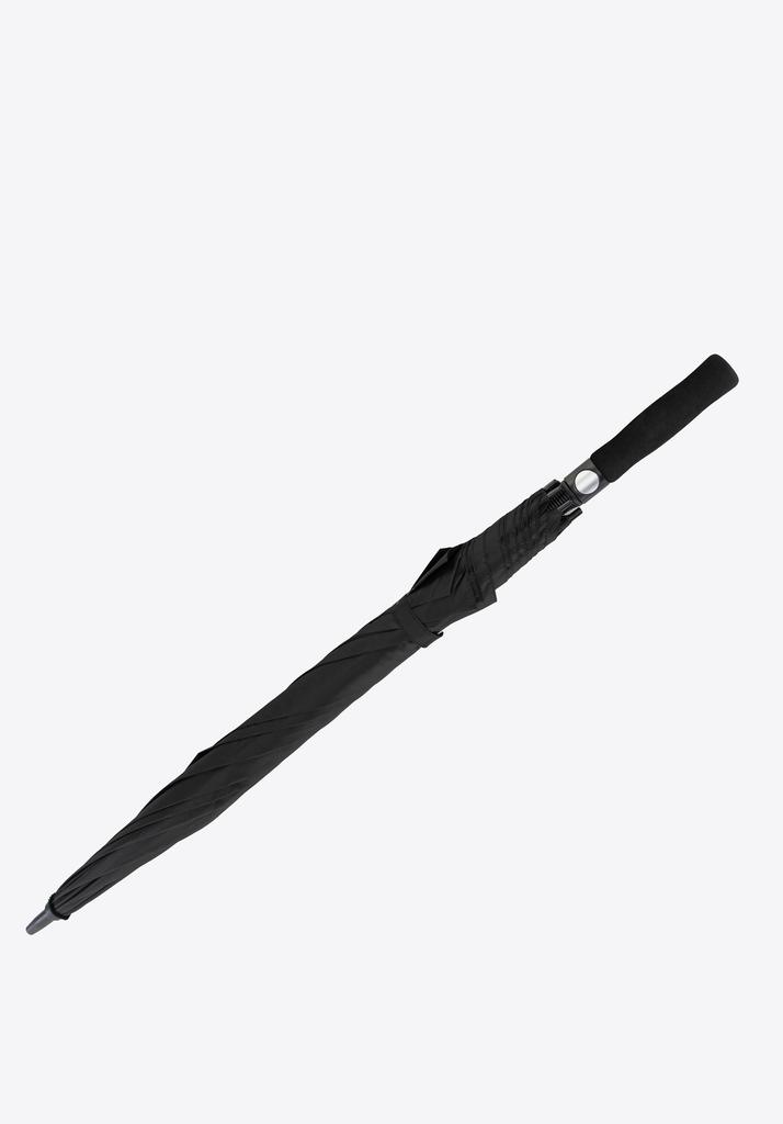 Wittchen Men's Semi-Automatic Umbrella With Cover, Black Polyester