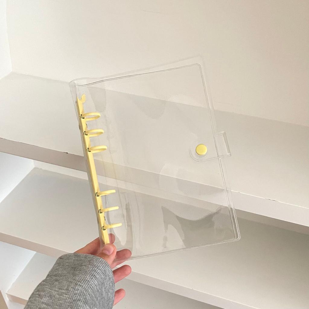A6 Transparente PVC Hülle Loseblatt Kpop Idol Kartenalbum Aufbewahrungsbuch Ordner Pocards Tagebuch Notizbuch Hülle Schulbedarf Qualität