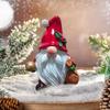 Christmas Santa Statue Resins Gnomes Miniature Figurine For Outdoor Indoor Holiday Tabletop Shelf Decoration Ornament