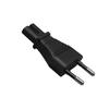 EU 2pin Male Plugs to IEC 320 C5/C7 Adapter Cable EU Power Adaptor Plugs