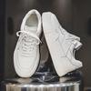 Fashion Men Fashion White Shoes Lace-up Oxfords Shoe Original Leather Flats Platform Sneakers Breathable Street Style Stylish Footwear