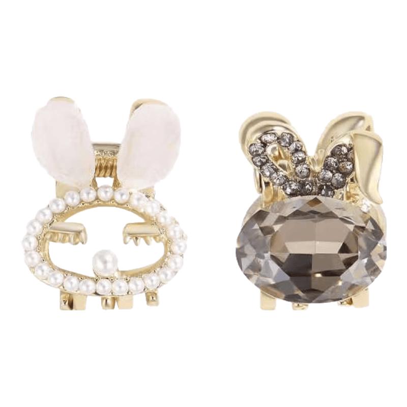 CHIMERA 2-Piece Rabbit Hair Claw Clip Set