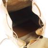 Great JACK GOMME Backpack Â· Daypack Logo embossed all leather Camel leather Women Used