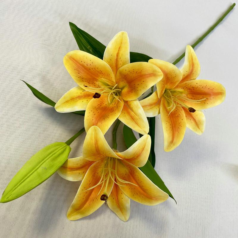 3d31w Faux Lily Flower With 3d Printing For Home Decor And Photography Props