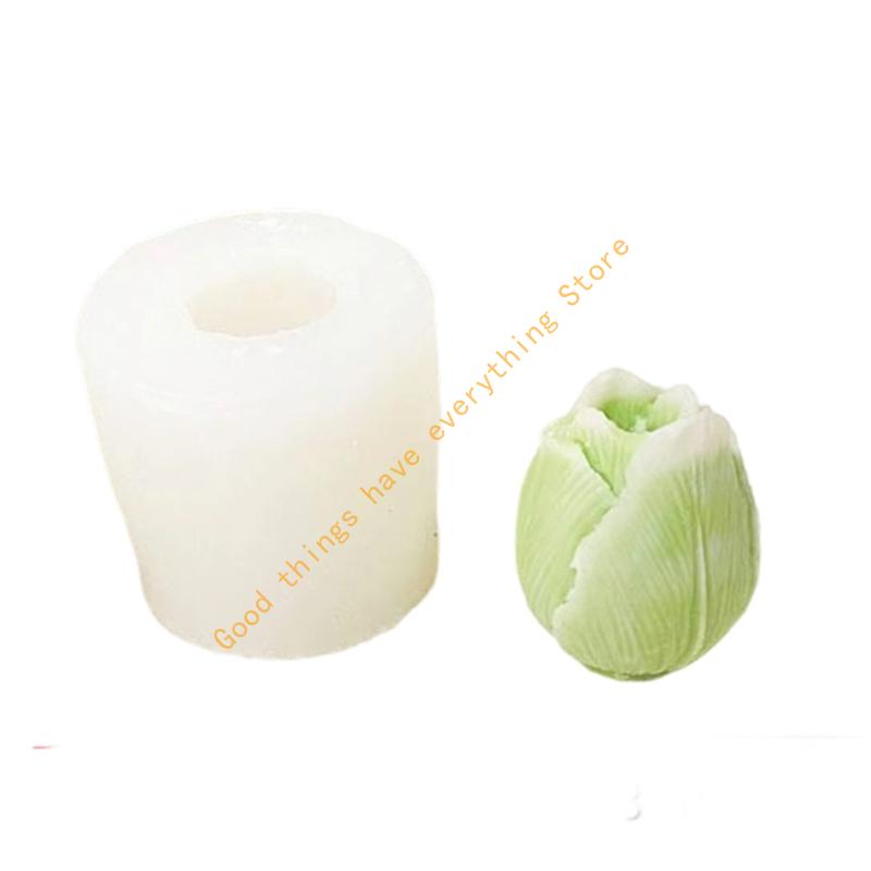 Silicone Mould for Tulips Bouquet Flower Designs Reusable Heat Resistant for Crafting and Home Decoration 55KF