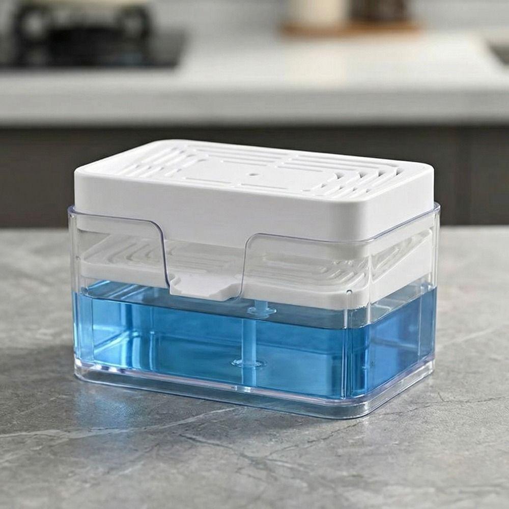 Multi-functional Sink Drain Soap Dispenser Kitchen Detergent Container  Sink Drain Placement
