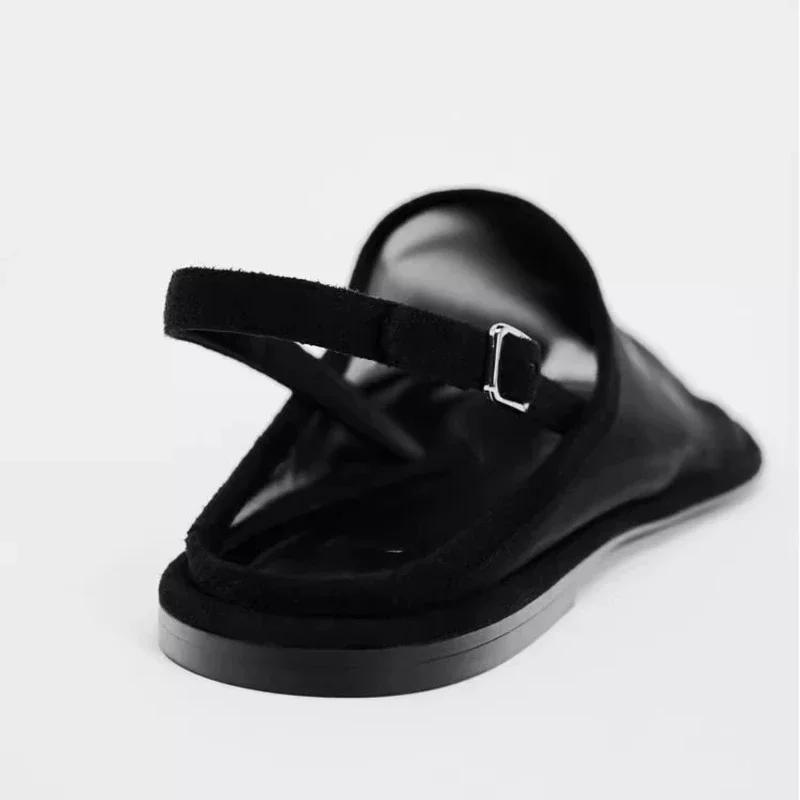 Hot Selling Solid Color High Quality Fashionable Women's Sandals Mesh Breathable Comfortable Back Strap Women's Shoes