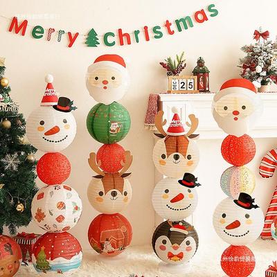 Christmas Lantern Ornaments for Mall and Store Window Displays