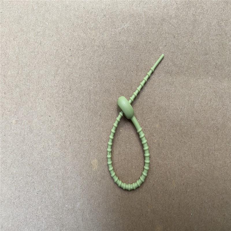 180mm farbenfrohe Silikon-Kaulquappen-Kabelbinder zur DIY-Dekoration von Handtaschen & Kleidung