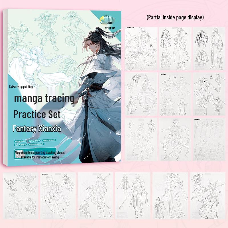 Sailor Moon Retro Cartoon Tracing & Drawing Book