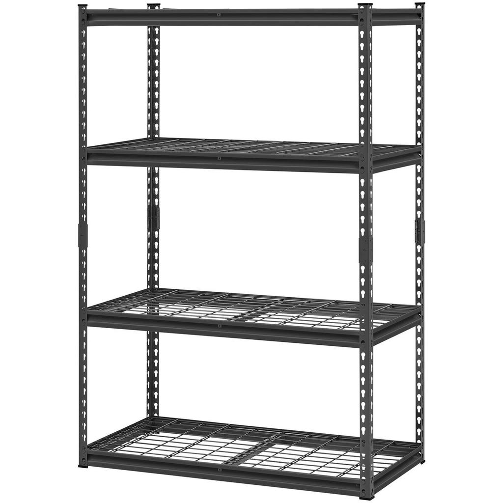 Storage Shelves 4 Tier Adjustable Heavy Duty Garage Shelving Unit 2400 lbs