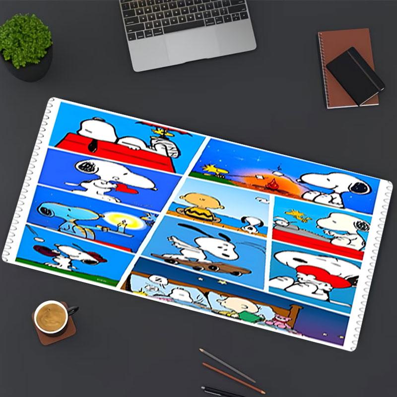 Snoopy Print Mouse Pad, for Keyboard Pad Laptop PC Mat for Office Home Use, Desk Decor, Perfect Birthday Gift for Gamers