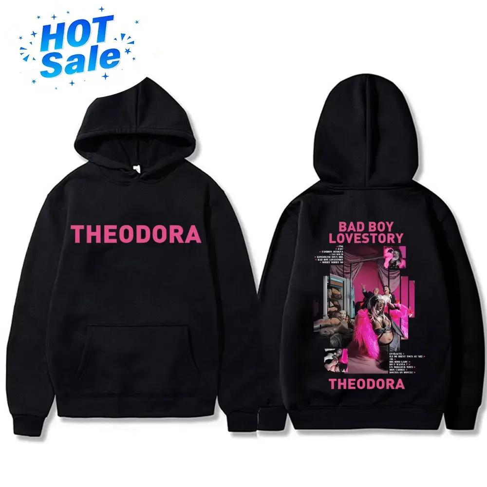 Theodora Mega Bbl Bad Boy Lovestory Hoodie Men Women Hip Hop Fashion Oversized Sweatshirt Men's Casual Vintage