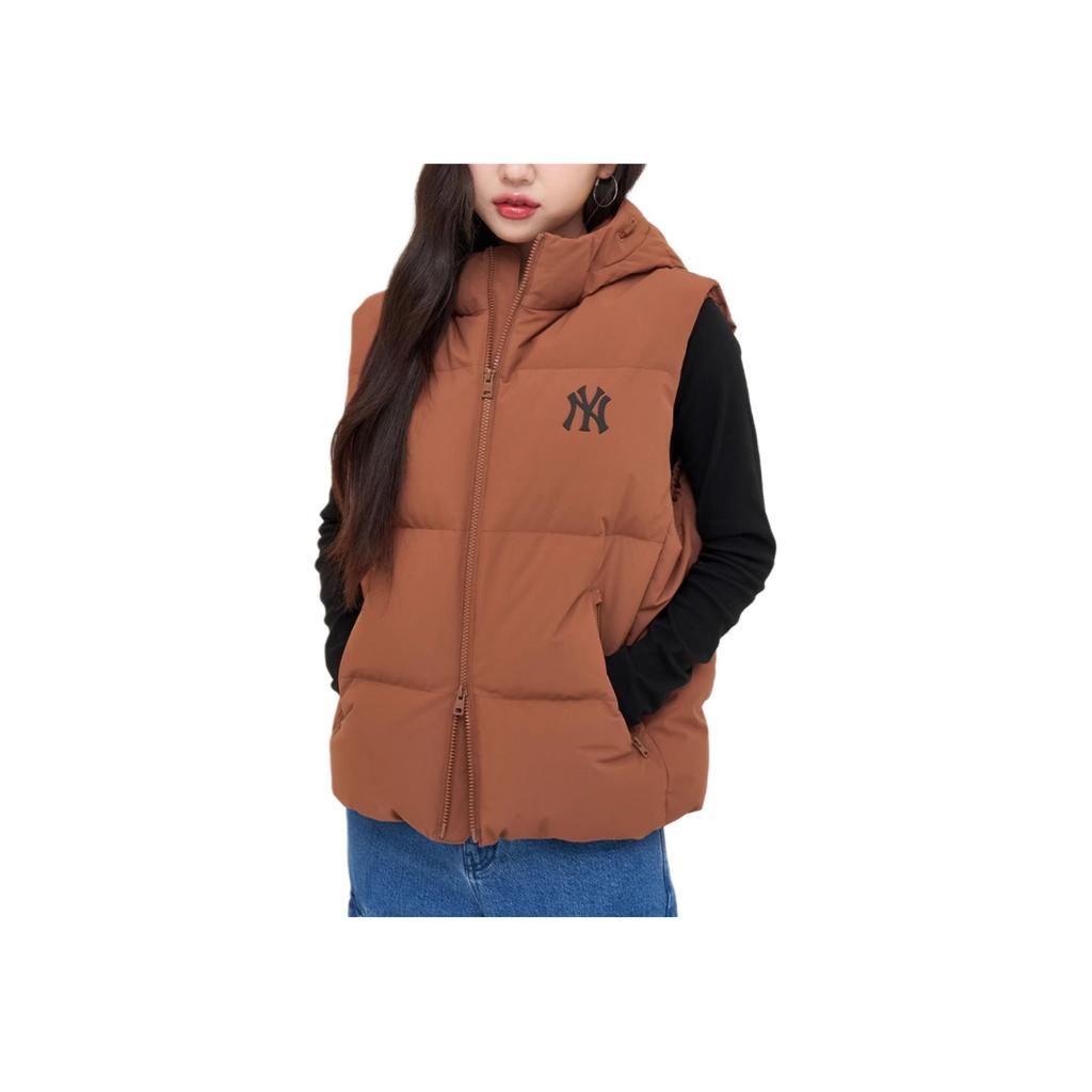 New MLB New York Yankees Vest Unisex Light Brown 3ADVB1046-50BRL