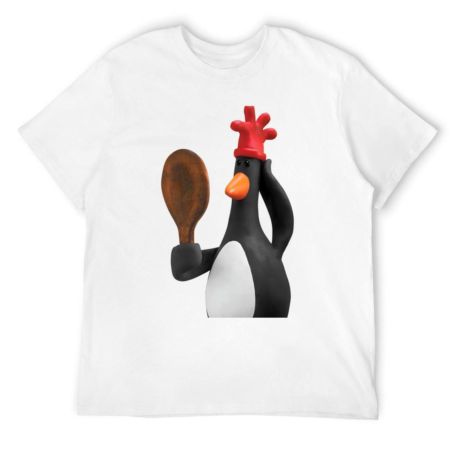 Feathers McGraw Wallace and Gromit Mirror Glove TShirt Unisex T Shirt Cheap Stuff Anime Stuff Unisexs Cotton Tshirt S