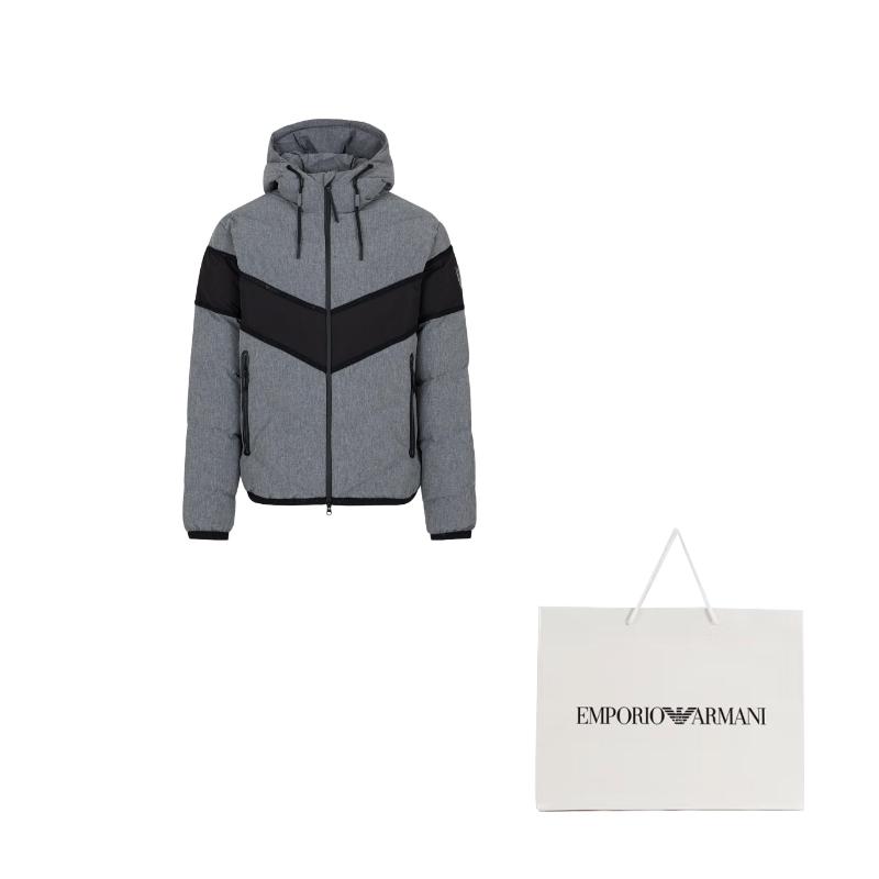 Emporio Armani Puffer Jackets Men's Hooded Moderate 6RPB06-PN1BZ-1977