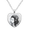 Paradise Kiss Anime Necklace Yukari Hayasaka Miwako Sakurada Glass Heart Shape Pendant Necklace Charm Jewelry Friend Gift