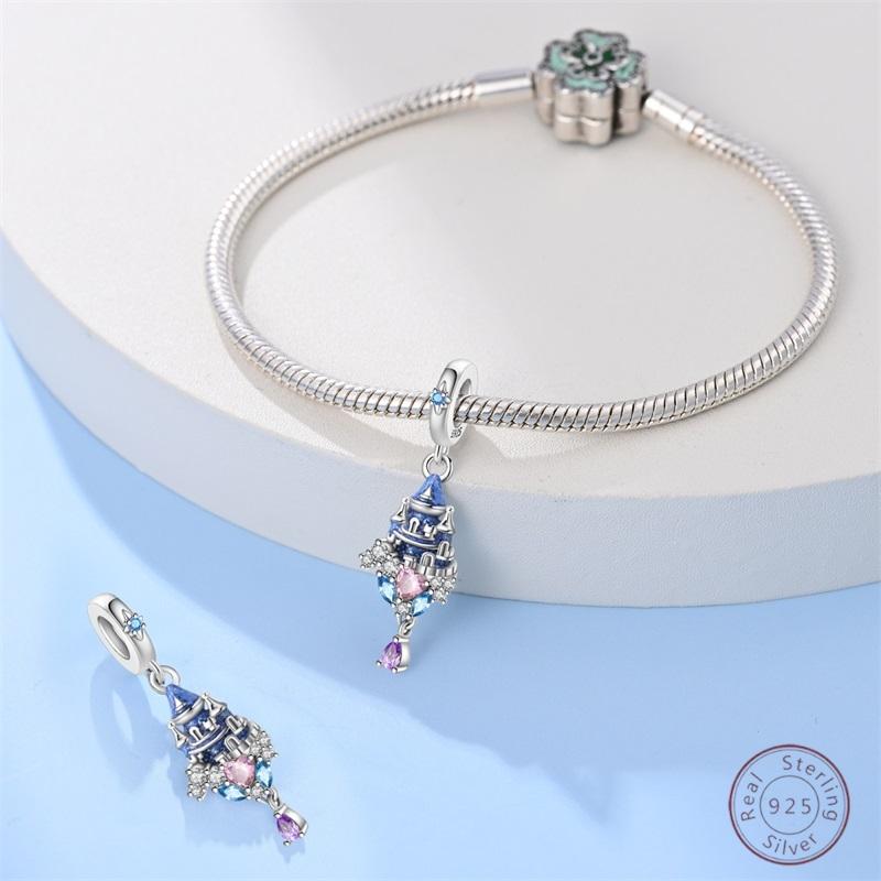 Genuine Copper Castle Shining Zircon Bead Elements 3Mm Handcraft Project Holiday Exquisite Jewelry Creation Present Choice Crafting Work