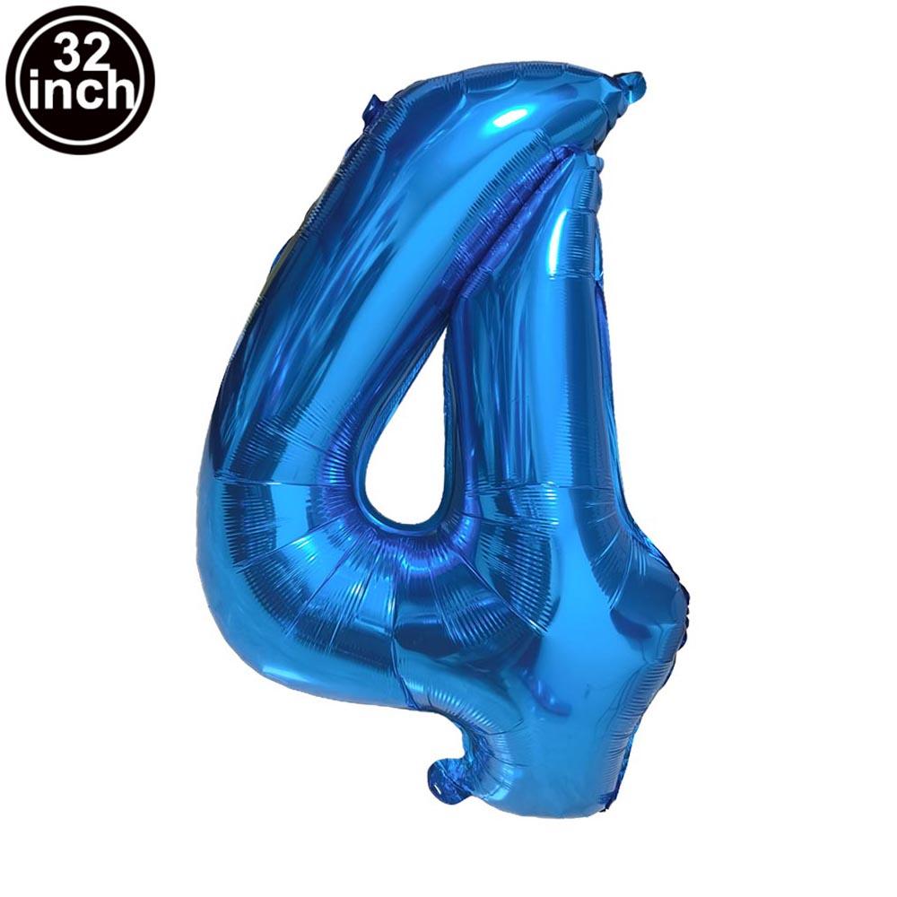 Multi Color Large Numbers 1 Balloon 32Inch 1 2 3 4 5 6 7 8 9 Birthday Ball Red Digit Bachelorette Balloons Figure Golob Balloons