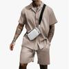 Men's Beaded Short Sleeve Shirt Shorts Collection