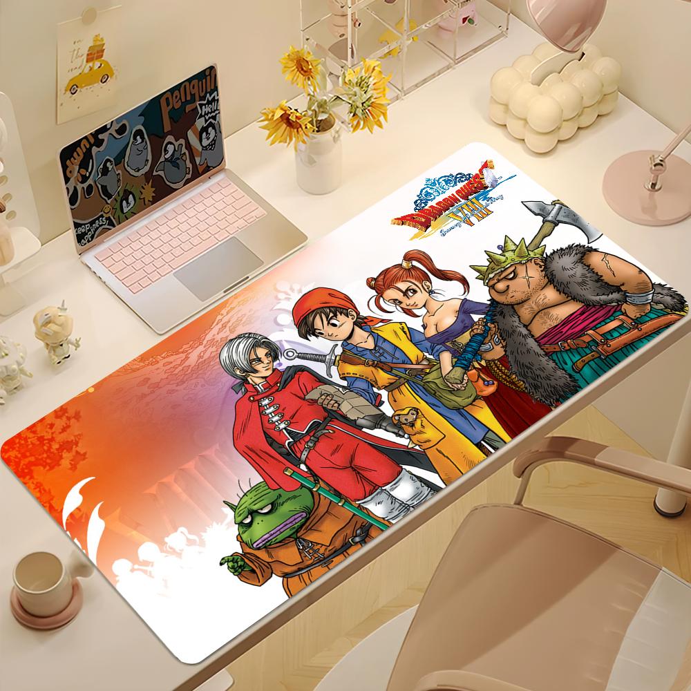 Game Dragon QQuest Journey Cursed King  S Mouse Pad Large Desk Mat Keyboard Ergonomic Office Rubber Game PC Nonslip Antifray