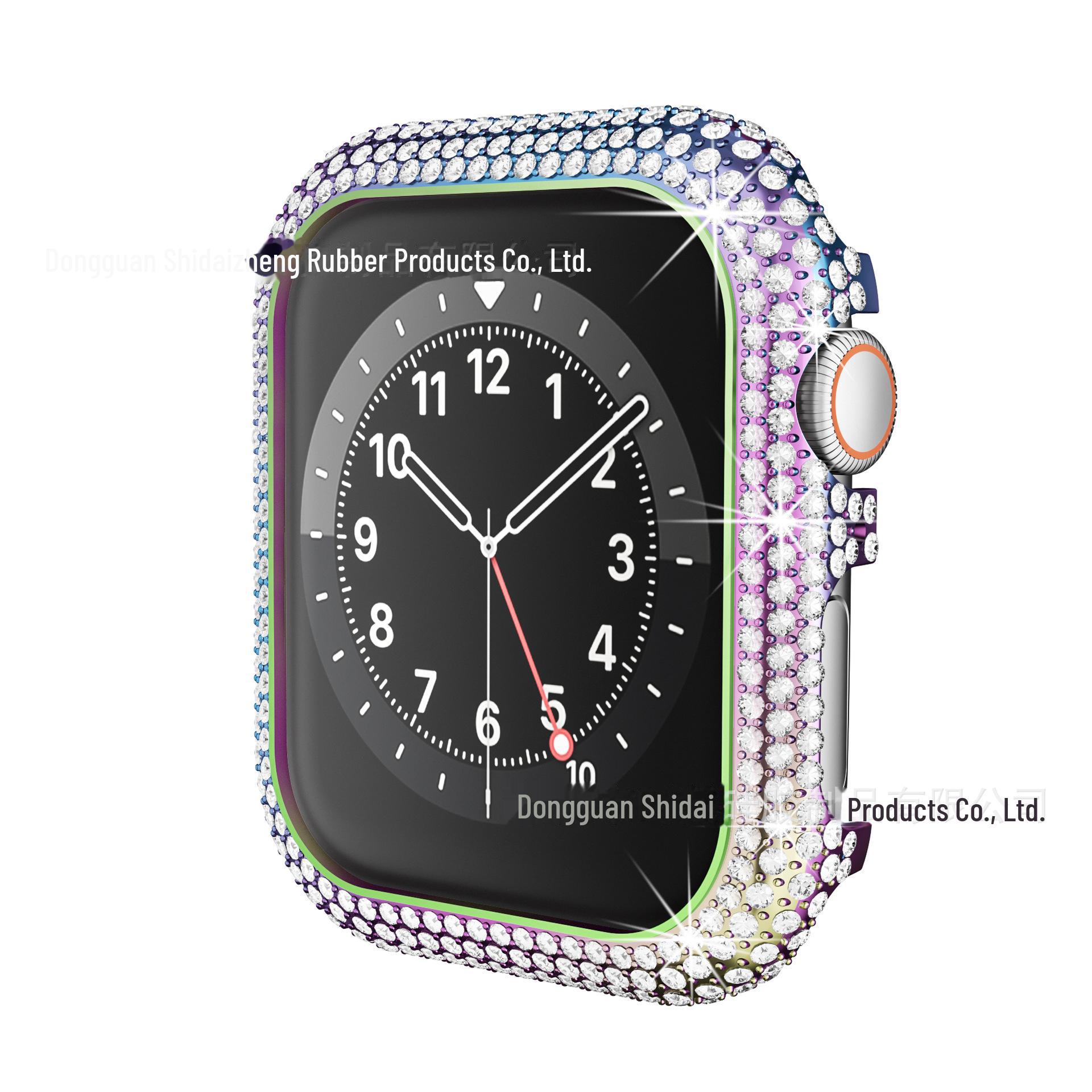 

Apple Watch 41/45 мм полностью металлический корпус Diamond для 4-9 поколения 41mm
