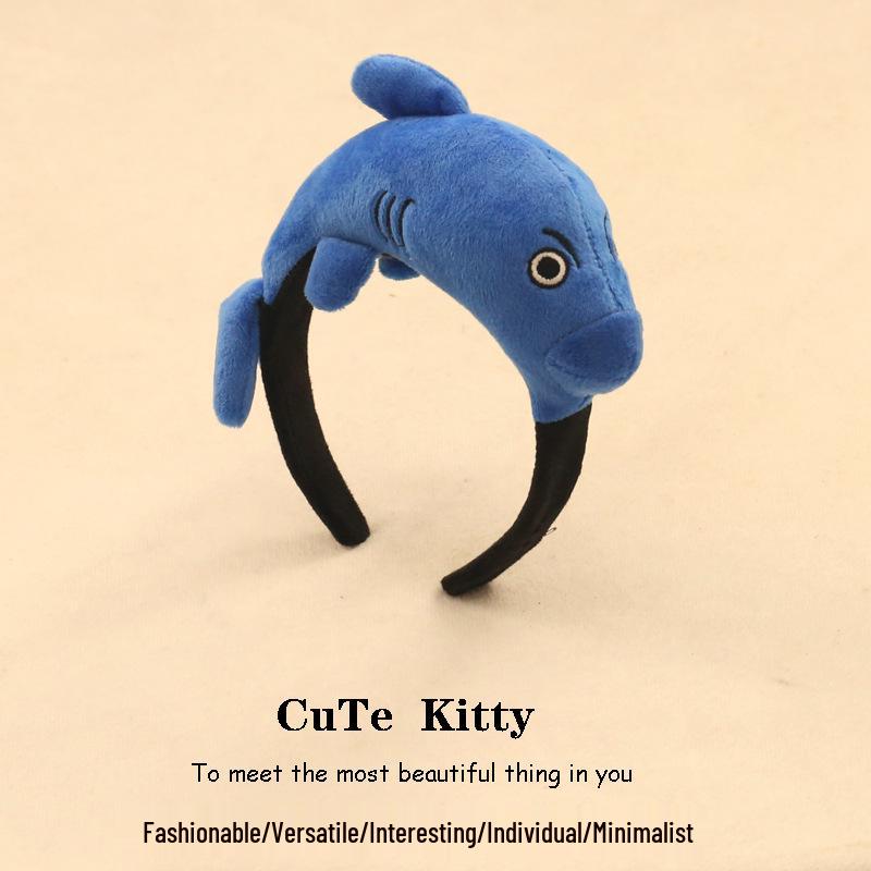 Cute Dinosaur & Shark Headband for Face Washing, Photos, and Performances - Perfect for Adults & Kids