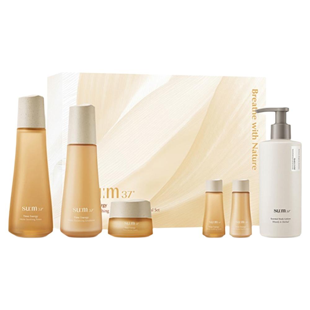 su:m37 Time Energy Moist 3-Piece Skincare Special Set - Fermented Hydrating & Barrier Repair Ritual