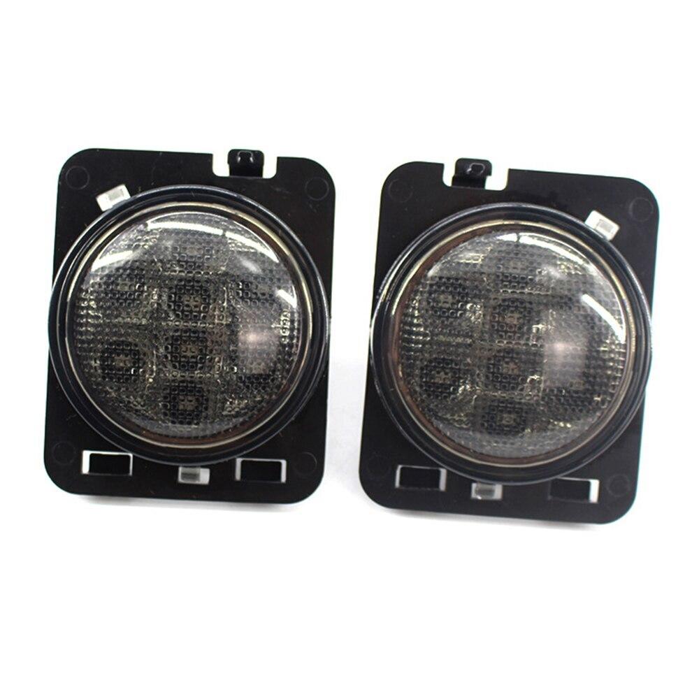 2x LED Front Turn Signal Marker Light For Jeep Wrangler JK 2007-2016 Left Right